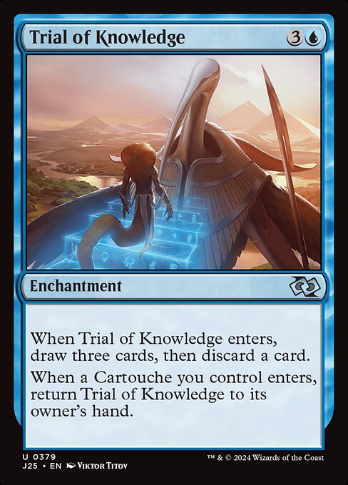 Trial of Knowledge - Foundations Jumpstart Uncommon Card