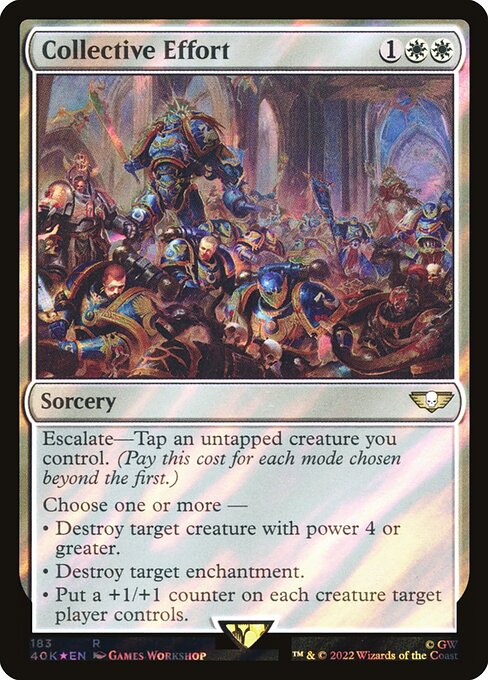 Collective Effort - Warhammer 40,000 Commander Rare Card