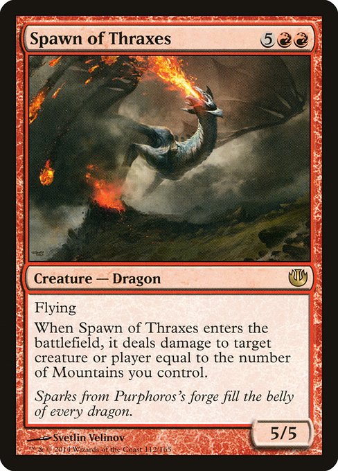 Spawn of Thraxes - Journey into Nyx Rare Card