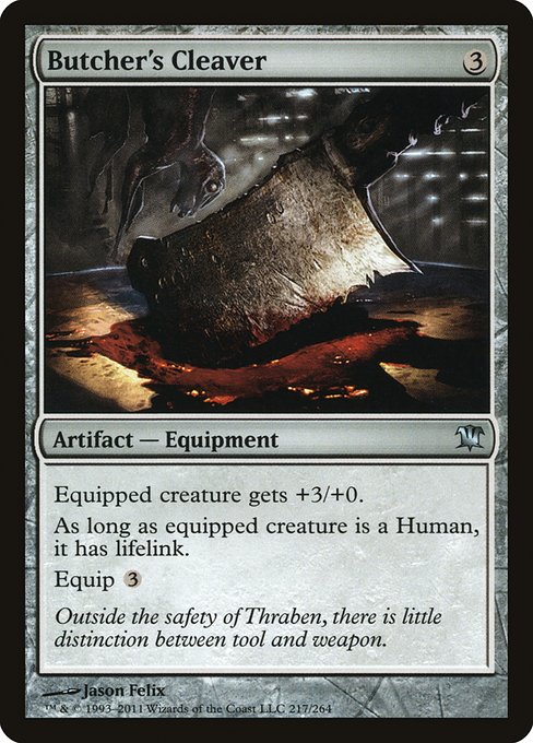Butcher's Cleaver - Innistrad Uncommon Card