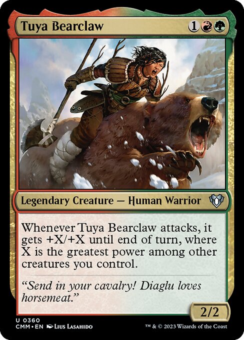 Tuya Bearclaw - Commander Masters Uncommon Card