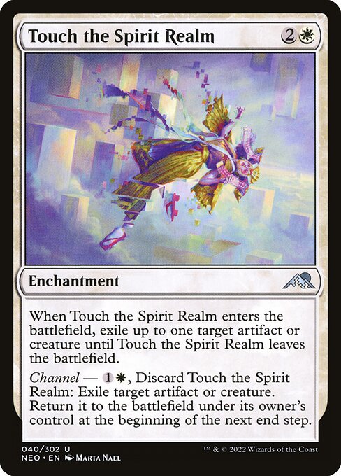 Touch the Spirit Realm - Kamigawa: Neon Dynasty Uncommon Card