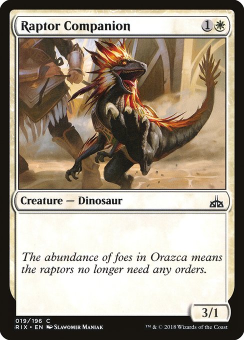 Raptor Companion - Rivals of Ixalan Common Card