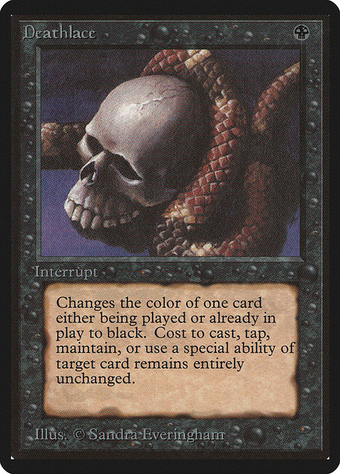 Deathlace - Limited Edition Beta Rare Card