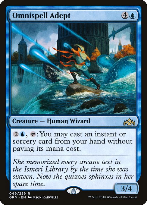 Omnispell Adept - Guilds of Ravnica Rare Card