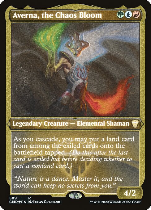 Averna, the Chaos Bloom - Commander Legends Rare Card