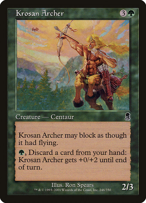 Krosan Archer - Odyssey Common Card