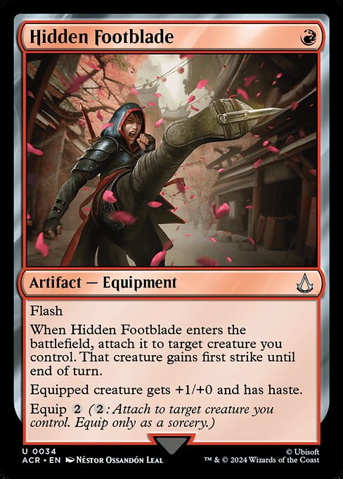 Hidden Footblade - Assassin's Creed Uncommon Card