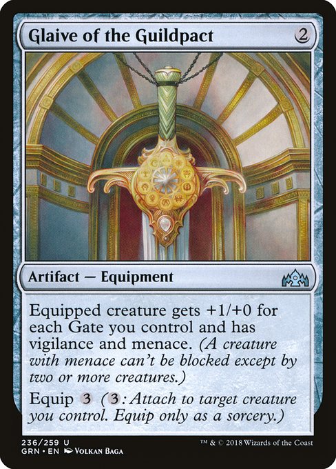 Glaive of the Guildpact - Guilds of Ravnica Uncommon Card