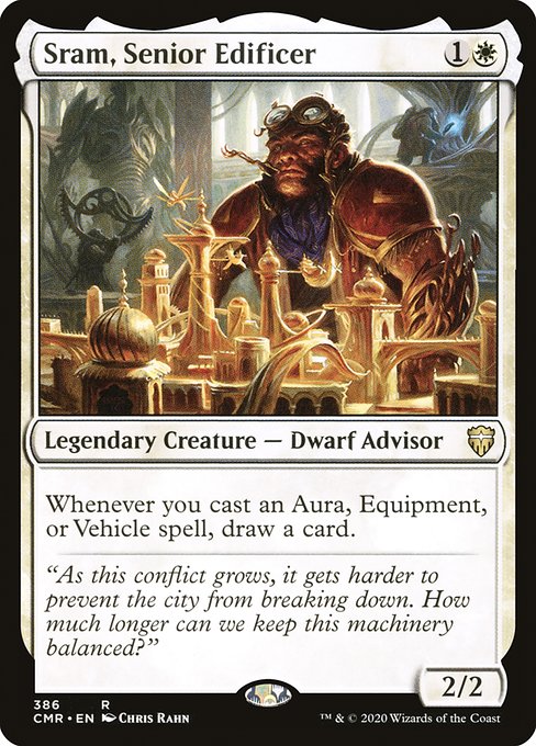 Sram, Senior Edificer - Commander Legends Rare Card