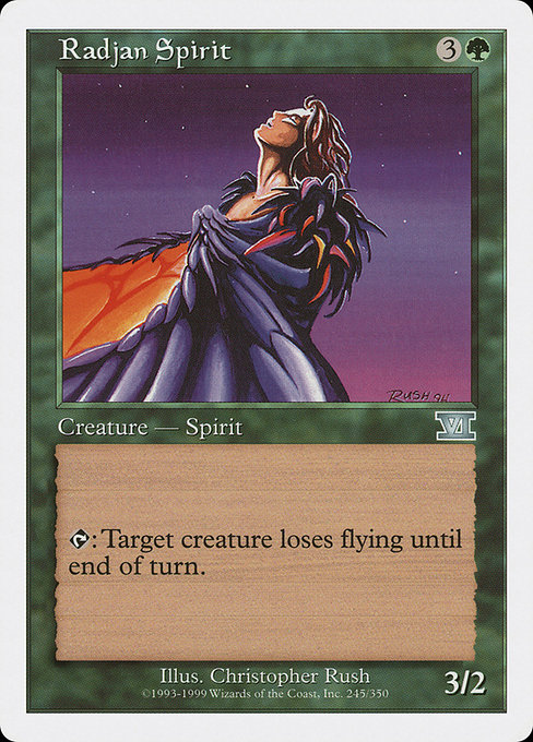 Radjan Spirit - Classic Sixth Edition Uncommon Card
