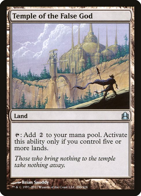 Temple of the False God - Commander 2011 Uncommon Card