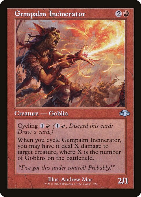 Gempalm Incinerator - Dominaria Remastered Uncommon Card
