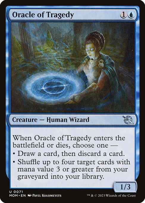 Oracle of Tragedy - March of the Machine Uncommon Card