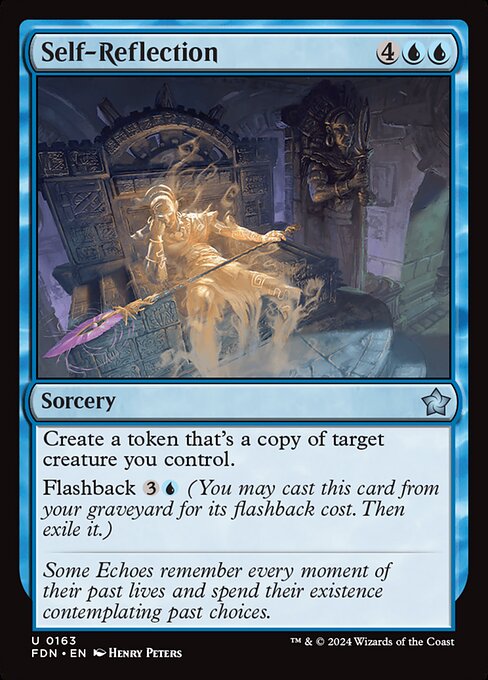 Self-Reflection - Foundations Uncommon Card
