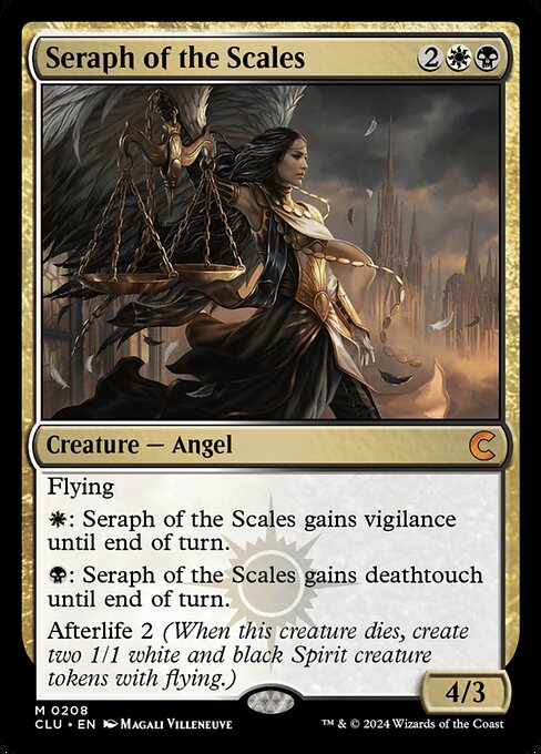 Seraph of the Scales - Ravnica: Clue Edition Mythic Card
