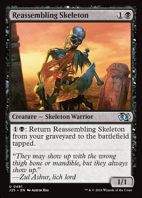 Reassembling Skeleton - Foundations Jumpstart Uncommon Card