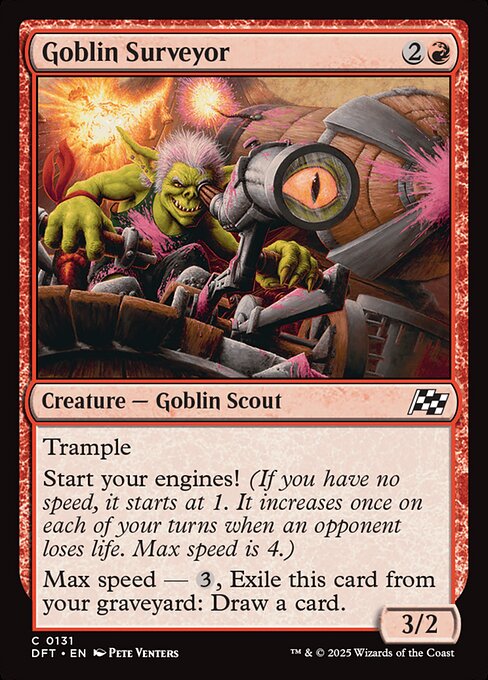 Goblin Surveyor - Aetherdrift Common Card