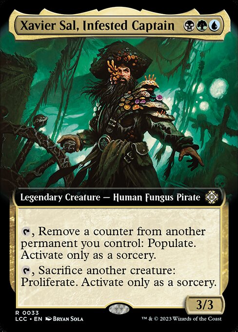 Xavier Sal, Infested Captain - The Lost Caverns of Ixalan Commander Rare Card