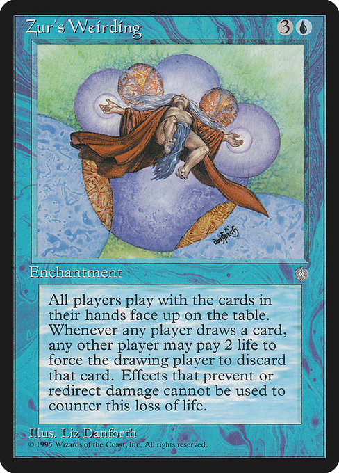 Zur's Weirding - Ice Age Rare Card