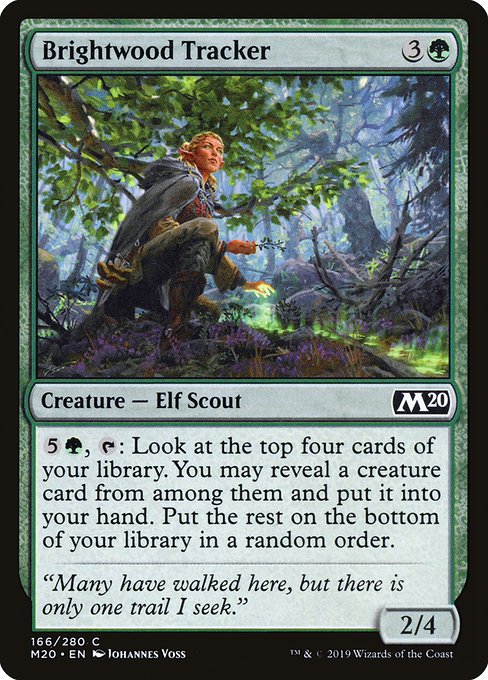 Brightwood Tracker - Core Set 2020 Common Card