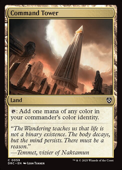 Command Tower - Aetherdrift Commander Common Card