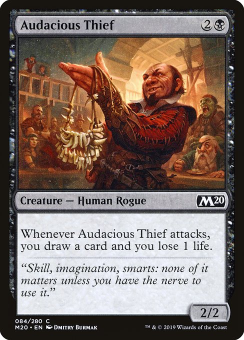 Audacious Thief - Core Set 2020 Common Card