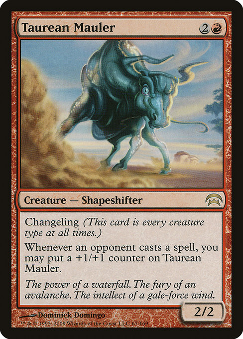Taurean Mauler - Planechase Rare Card