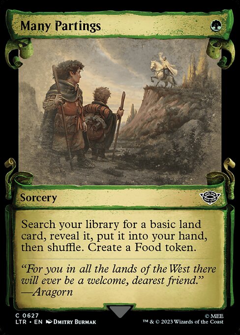 Many Partings - The Lord of the Rings: Tales of Middle-earth Common Card