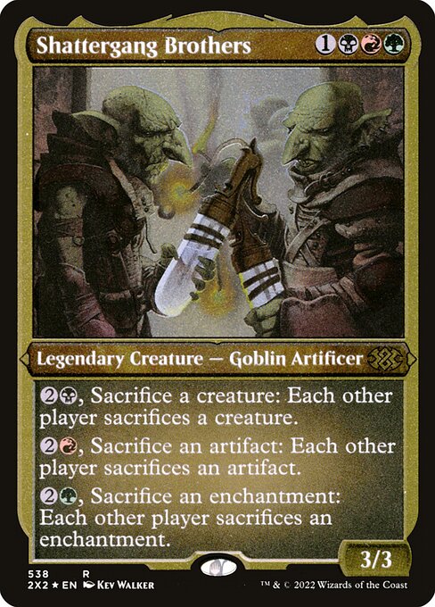 Shattergang Brothers - Double Masters 2022 Rare Card