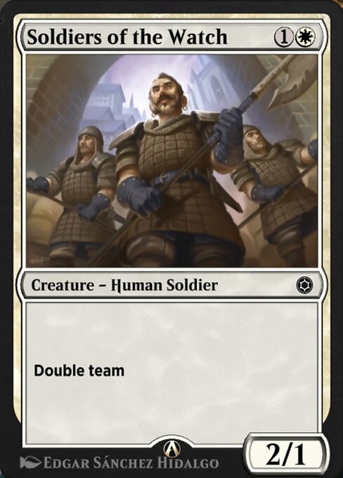 Soldiers of the Watch - Alchemy Horizons: Baldur's Gate Common Card