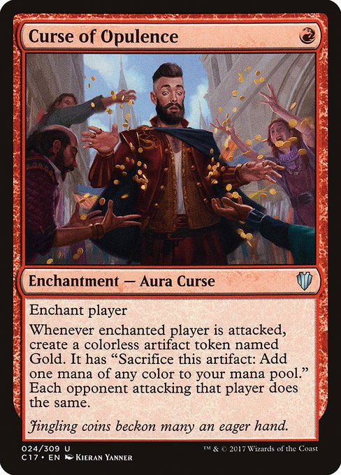 Curse of Opulence - Commander 2017 Uncommon Card