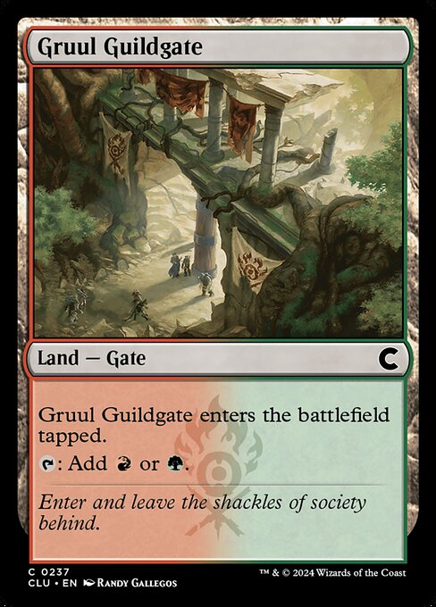 Gruul Guildgate - Ravnica: Clue Edition Common Card