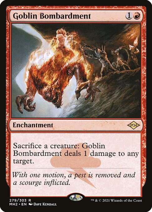 Goblin Bombardment - Modern Horizons 2 Rare Card