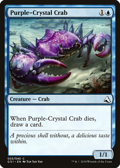 Purple-Crystal Crab - Global Series Jiang Yanggu & Mu Yanling Common Card