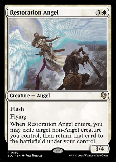 Restoration Angel - Bloomburrow Commander Rare Card