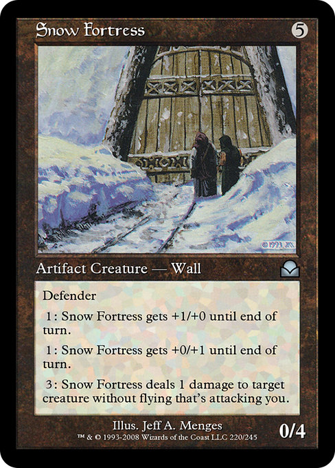 Snow Fortress - Masters Edition II Uncommon Card