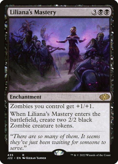 Liliana's Mastery - Jumpstart 2022 Rare Card