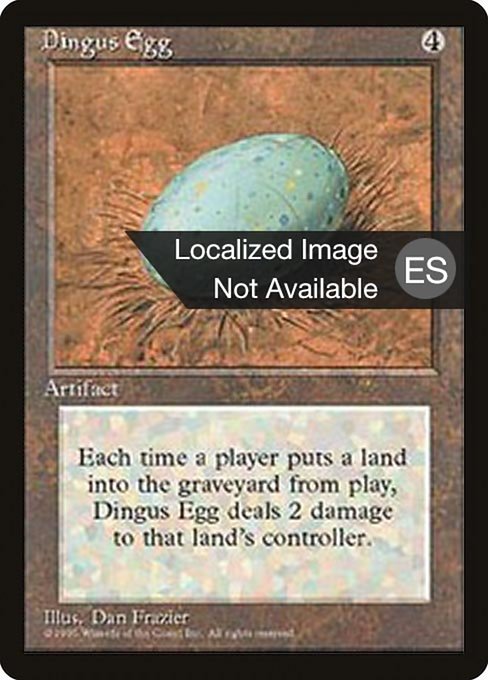 Dingus Egg - Fourth Edition Foreign Black Border Rare Card