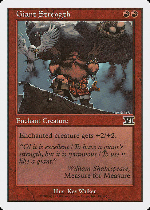 Giant Strength - Classic Sixth Edition Common Card