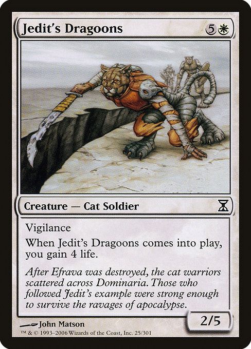 Jedit's Dragoons - Time Spiral Common Card