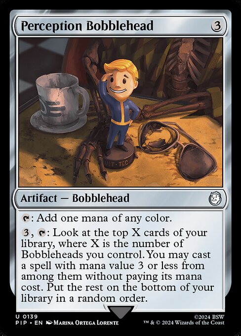 Perception Bobblehead - Fallout Uncommon Card
