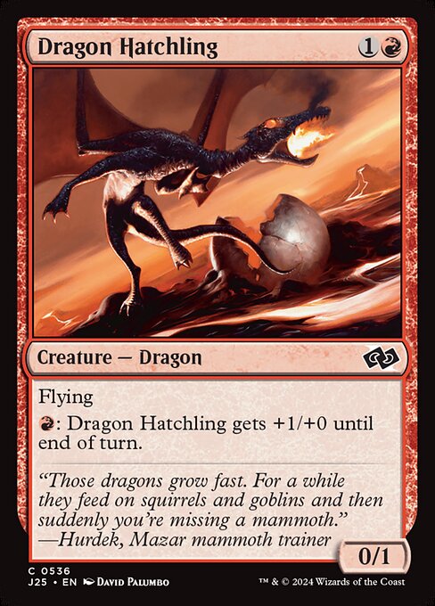 Dragon Hatchling - Foundations Jumpstart Common Card