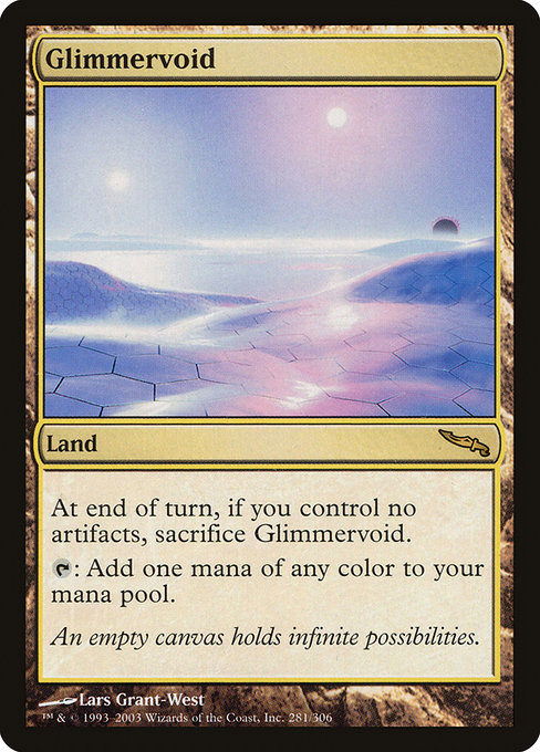 Glimmervoid - Mirrodin Rare Card