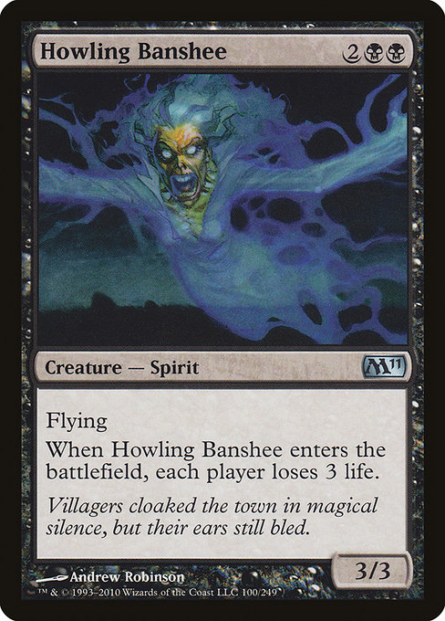 Howling Banshee - Magic 2011 Uncommon Card