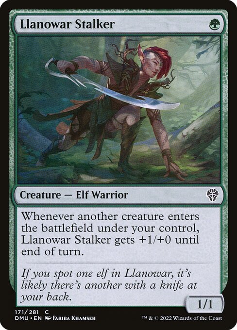 Llanowar Stalker - Dominaria United Common Card