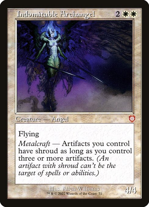 Indomitable Archangel - The Brothers' War Commander Mythic Card