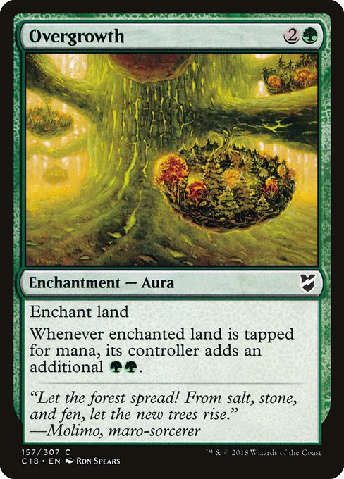Overgrowth - Commander 2018 Common Card