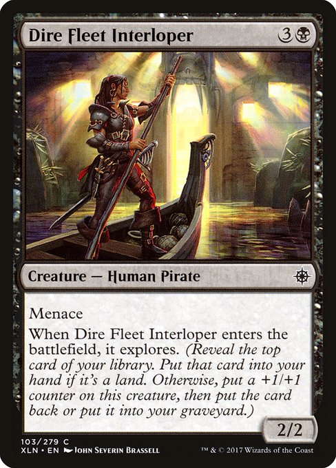 Dire Fleet Interloper - Ixalan Common Card