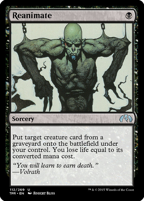 Reanimate - Tempest Remastered Uncommon Card